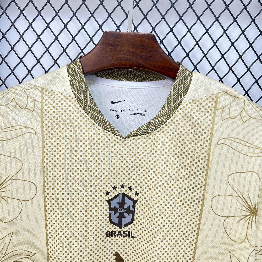 2026 Brazil Arara Aurora Gold Special Edition Football Shirt