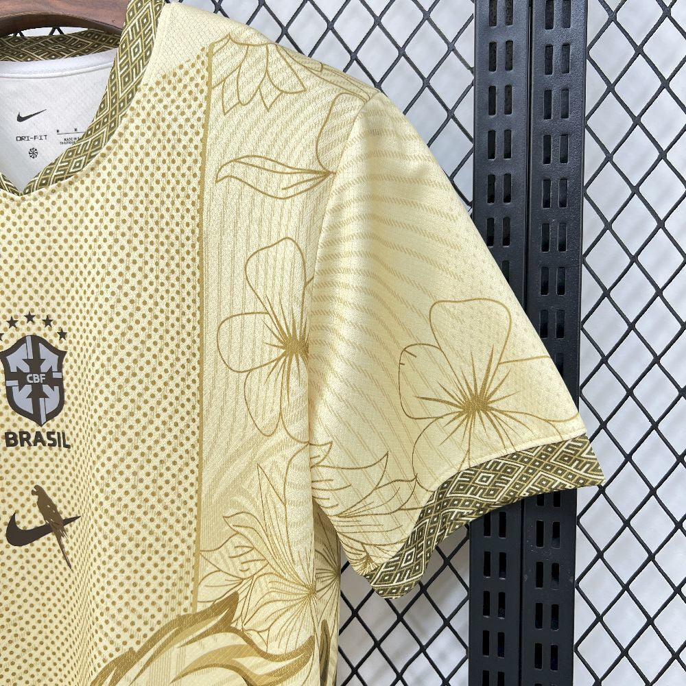 2026 Brazil Arara Aurora Gold Special Edition Football Shirt