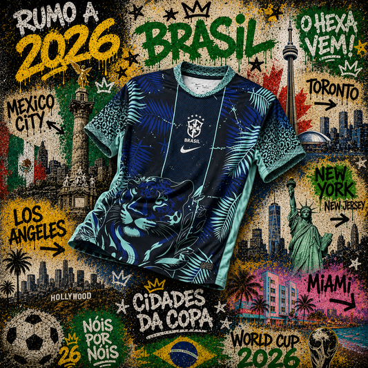 2025/2026 Brazil World Cup Tiger Edition Jersey 🇧🇷